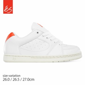 es スニーカー エス スケボー 靴 ACCEL OG WHT/TAN アクセル スケートシューズ ストリート