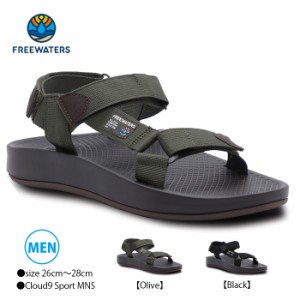 freewaters フリーウォータース フットウェア サンダル アウトドア Cloud9 Sport MNS Olive Black メンズ サーフィン 海 ビーチ プール 