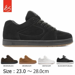 es スニーカー エス スケボー 靴 アクセル ACCEL OG BLACK BROWN/GUM WHITE/GUM BLACK/WHITE/BLACK BROWN/BLACK スケートシューズ ストリ