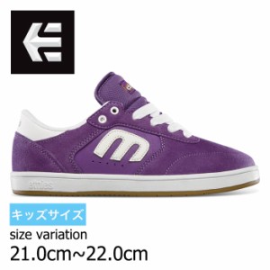 etnies エトニーズ スニーカー 靴 スケボー KIDS WINDROW PURPLE/WHITE スケートボード ジュニア 子供 スケート 運動靴