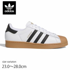 ADIDAS アディダス スニーカー スーパースター 靴 スケボー SUPERASTAR ADV 24SS WH/BK/GU IE0669 スケートボード SK8