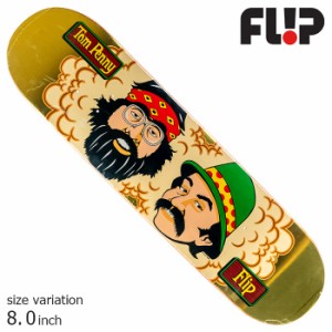 FLIP フリップ デッキ スケートボード スケボー PENNY CHECH&CHONG 50th GOLD FOIL 8.0inch 板