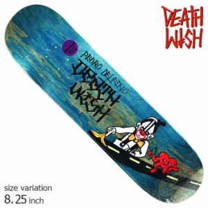 デッキテープ 同梱 貼り付け 無料 サービスDEATHWISH PEDRO CHATMAN 8.25 inch デスウィッシュ デッキ スケボー スケートボード