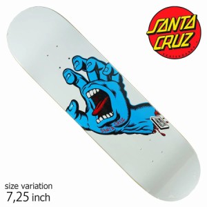 SANTA CRUZ サンタクルーズ デッキ スケボー SCRAEMIG HAND WHITE 7.25inch スクリーミングハンド スケートボード 板