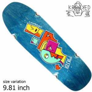 KROOKED クルキッド スケボー クルーザー デッキ SANDOVAL CLUSTER 9.81inch スケートボード クルクッド ストリート sk8