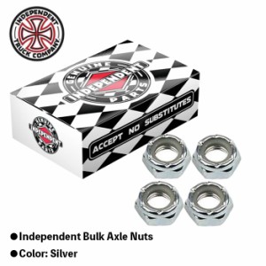 INDEPENDENT インディペンデント ナット アクセルナット スケボー AXLE NUTS 4個入り パーツ 部品 スケートボード