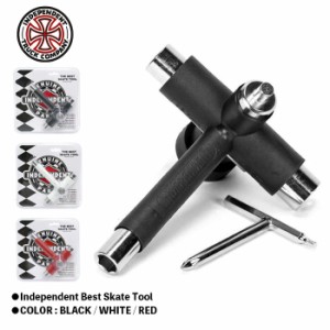 INDEPENDENT インデペンデント ツール 工具 ラチェット スケボー BEST SKATE TOOL BLACK WHITE RED レンチ パーツ T字型 メンテナンス ス