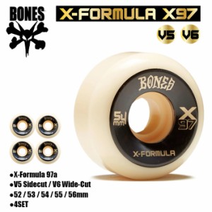 BONES ウィール ボーンズ ハードウィール スケボー X-FORMULA V5 V6 97A 52 53 54 54 55 56mm SIDECUT WIDECUT タイヤ パーツ スケートボ