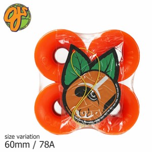 OJ HOT JUICE 78A 60mm ORANGE ウィール ホットジュース ソフトウィール クルージング クルーザー パーツ スケートボード スケボー 街乗