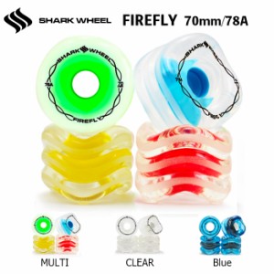 SHARK WHEEL ウィール クルーザー スケボー シャークFirefly 70mm 78A wheel スケートボード 波型