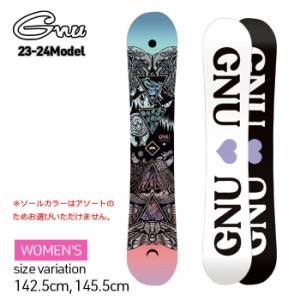 23-24 GNU LADIES CHOICE グヌー 142.5cm 145.5cm ツインキャンバー スノーボード スノボー パウダー ジブ パーク フリーライド カービン