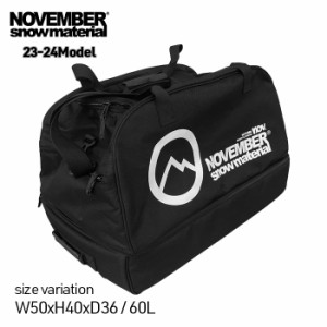 23-24 NOVEMBER TOUR BAG ノベンバー ツアーバッグ トラベルバッグ 60L スノーボード スノボー ２層タイプ 収納