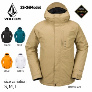 23-24 VOLCOM DUA GORE-TEX JACKET ボルコム BLACK BLUE DARK KHAKI GOLD WHITE スノーウェア ジャケット ゴアテックス スノボー スノー