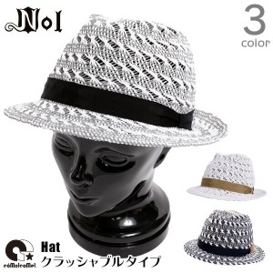 ラストワンにつき特価 NOL(ノル) ゴルフ ストロー ハット中折れ クラッシャブル 形状記憶 帽子 Biska Flower ホワイト(NL-1502030)