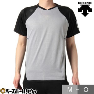 野球 Tシャツ メンズ デサント PRO MADE 半袖 Vネック おしゃれ かっこいい ベースボールシャツ 2022年 限定 DBMTJA51