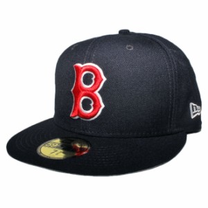 ニューエラ ベースボールキャップ 帽子 NEW ERA 59fifty メンズ レディース MLB ボストン レッドソックス 6 3/4-8 1/4 [ nv ]