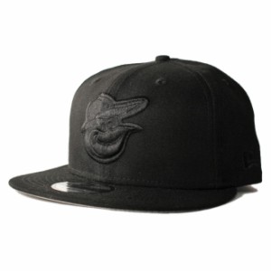 ニューエラ スナップバックキャップ 帽子 NEW ERA 9fifty メンズ レディース MLB ボルティモア オリオールズ フリーサイズ [ bk ]