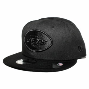 ニューエラ スナップバックキャップ 帽子 NEW ERA 9fifty メンズ レディース NFL ニューヨーク ジェッツ フリーサイズ [ bk ]