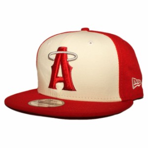 ニューエラ スナップバックキャップ 帽子 NEW ERA 9fifty メンズ レディース MLB ロサンゼルス エンゼルス フリーサイズ [ wt ]