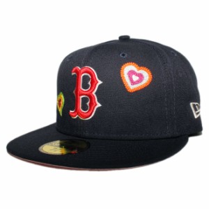 ニューエラ ベースボールキャップ 帽子 NEW ERA 59fifty メンズ レディース MLB ボストン レッドソックス 6 3/4-8 1/4 [ nv ]