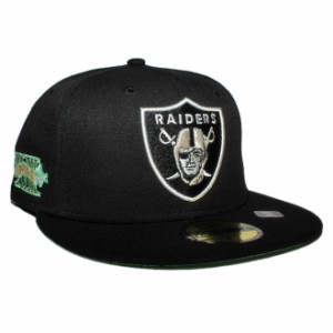 ニューエラ ベースボールキャップ 帽子 NEW ERA 59fifty メンズ レディース NFL ラスベガス レイダース 6 3/4-8 1/4 [ bk ]