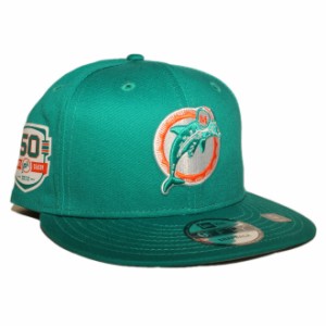 ニューエラ スナップバックキャップ 帽子 NEW ERA 9fifty メンズ レディース NFL マイアミ ドルフィンズ フリーサイズ [ lbe ]