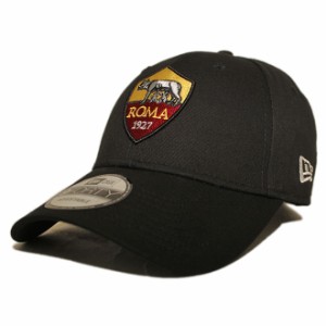 ニューエラ ストラップバックキャップ 帽子 NEW ERA 9forty メンズ レディース セリエA ASローマ フリーサイズ [ bk ]