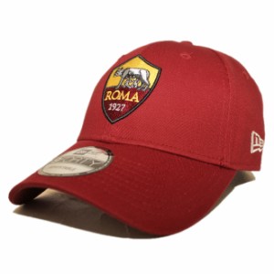 ニューエラ ストラップバックキャップ 帽子 NEW ERA 9forty メンズ レディース セリエA ASローマ フリーサイズ [ rd ]