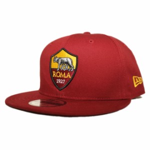 ニューエラ スナップバックキャップ 帽子 NEW ERA 9fifty メンズ レディース セリエA ASローマ S/M M/L [ rd ]