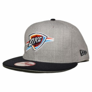 ニューエラ スナップバックキャップ 帽子 NEW ERA 9fifty メンズ レディース NBA オクラホマシティ サンダー フリーサイズ [ gy ]