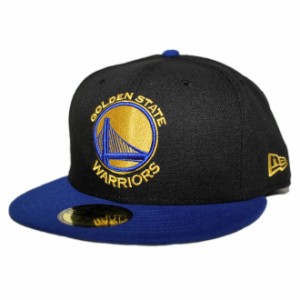 ニューエラ ベースボールキャップ 帽子 NEW ERA 59fifty メンズ レディース NBA ゴールデンステイト ウォリアーズ 6 3/4-8 1/4 [ bk ]