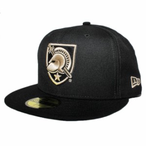 ニューエラ ベースボールキャップ 帽子 NEW ERA 59fifty メンズ レディース NCAA アーミー ブラックナイツ 6 3/4-8 1/4 [ bk ]