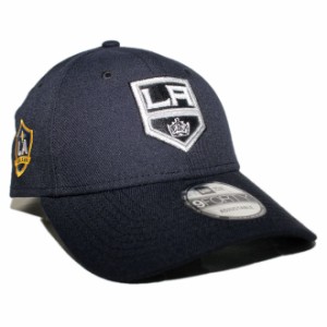 ニューエラ ストラップバックキャップ 帽子 NEW ERA 9forty メンズ レディース NHL ロサンゼルス キングス MLS ロサンゼルス ギャラクシ