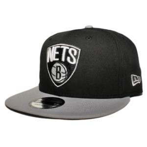 ニューエラ スナップバックキャップ 帽子 NEW ERA 9fifty メンズ レディース NBA ブルックリン ネッツ フリーサイズ [ bk ]