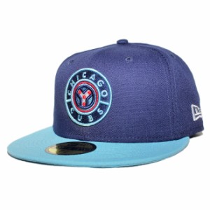 ニューエラ ベースボールキャップ 帽子 NEW ERA 59fifty メンズ レディース MLB シカゴ カブス 6 3/4-8 1/4 [ nv ]