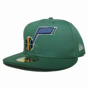 ニューエラ ベースボールキャップ 帽子 NEW ERA 59fifty メンズ レディース NBA ユタ ジャズ 6 3/4-8 1/4 [ gn ]