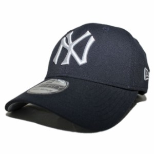 ニューエラ ベースボールキャップ 帽子 NEW ERA 39thirty メンズ レディース MLB ニューヨーク ヤンキース S/M M/L L/XL [ nv ]