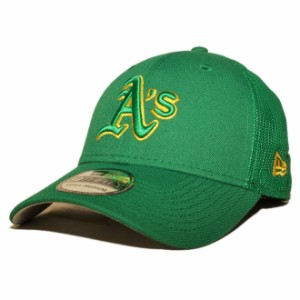 ニューエラ メッシュキャップ ベースボール 帽子 NEW ERA 39thirty メンズ レディース MLB オークランド アスレチックス S/M M/L L/XL [ 