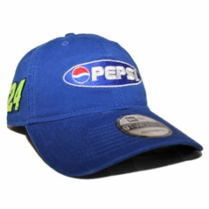 ニューエラ ナスカー ペプシ コラボ ストラップバックキャップ 帽子 NEW ERA NASCAR PEPSI 9twenty メンズ レディース フリーサイズ [ bl