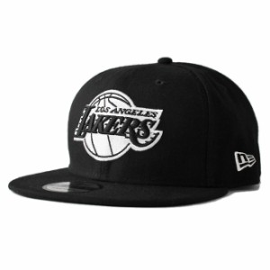 ニューエラ スナップバックキャップ 帽子 NEW ERA 9fifty メンズ レディース NBA ロサンゼルス レイカーズ フリーサイズ [ bk ]