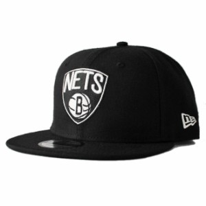 ニューエラ スナップバックキャップ 帽子 NEW ERA 9fifty メンズ レディース NBA ブルックリン ネッツ フリーサイズ [ bk ]
