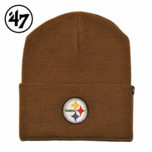 47ブランド カーハート コラボ ニット帽 ビーニーキャップ 帽子 メンズ レディース 47BRAND CARHARTT NFL ピッツバーグ スティーラーズ 