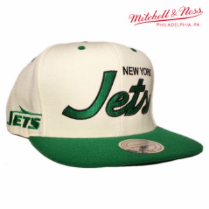 ミッチェル&ネス スナップバックキャップ 帽子 メンズ レディース MITCHELL&NESS NFL ニューヨーク ジェッツ フリーサイズ [ wt ]