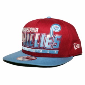 ニューエラ スナップバックキャップ 帽子 NEW ERA 9fifty メンズ レディース MLB フィラデルフィア フィリーズ フリーサイズ [ rd ]