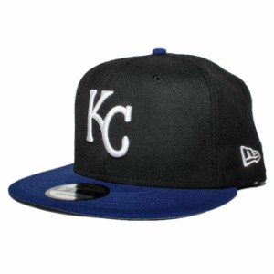 ニューエラ スナップバックキャップ 帽子 NEW ERA 9fifty メンズ レディース MLB カンザスシティ ロイヤルズ フリーサイズ [ bk ]