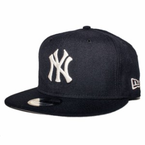 ニューエラ スナップバックキャップ 帽子 NEW ERA 9fifty メンズ レディース MLB ニューヨーク ヤンキース フリーサイズ [ nv ]