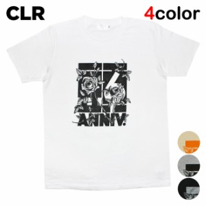 シーエルアール コラボ Tシャツ メンズ レディース CLR 半袖 クルーネック 丸首 アート グラフィック S-XXL [ wt gy bk or ]