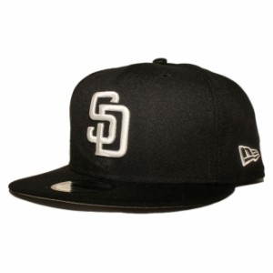 ニューエラ スナップバックキャップ 帽子 NEW ERA 9fifty メンズ レディース MLB サンディエゴ パドレス フリーサイズ [ bk ]