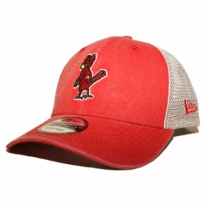 ニューエラ メッシュキャップ スナップバック 帽子 NEW ERA 9forty メンズ レディース MLB セントルイス カージナルス フリーサイズ [ rd