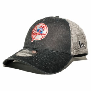 ニューエラ メッシュキャップ スナップバック 帽子 NEW ERA 9forty メンズ レディース MLB ニューヨーク ヤンキース フリーサイズ [ nv ]